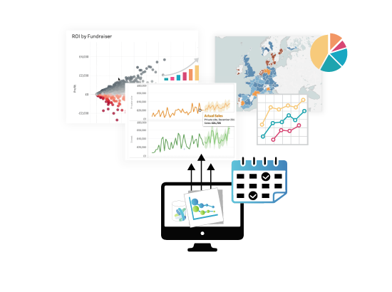 Real-time reporting on multiple suppliers or accounts with EBIC